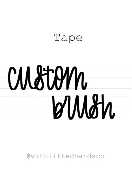 Tape Procreate Brush - WithLiftedHandsCo