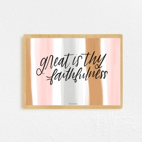Great is Thy Faithfulness Print - WithLiftedHandsCo