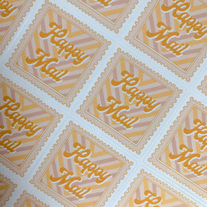 Happy Mail Stamp Sticker Sheet - WithLiftedHandsCo