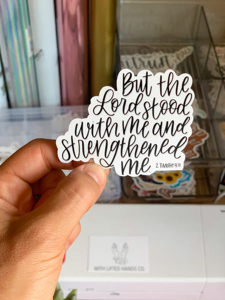But The Lord Vinyl Sticker - WithLiftedHandsCo