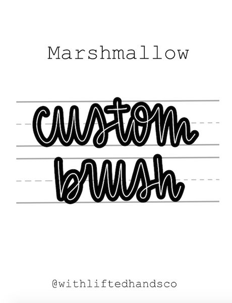 Marshmallow Procreate Brush - WithLiftedHandsCo