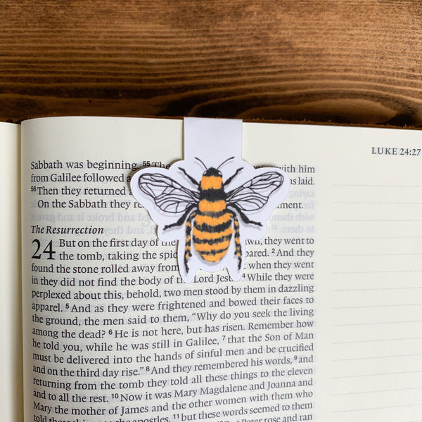 Bee Magnetic Bookmark - WithLiftedHandsCo