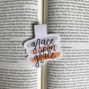 Grace Upon Grace Magnetic Bookmark - WithLiftedHandsCo