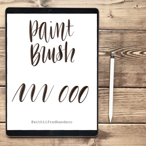 Paint Smear Procreate Brush - WithLiftedHandsCo