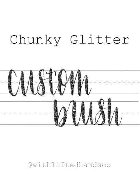 Chunky Glitter Procreate Brush - WithLiftedHandsCo