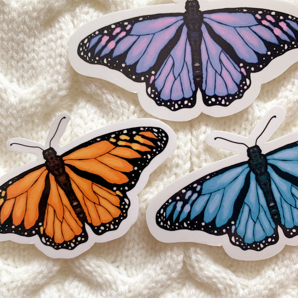 Monarch Butterfly Vinyl Sticker - WithLiftedHandsCo