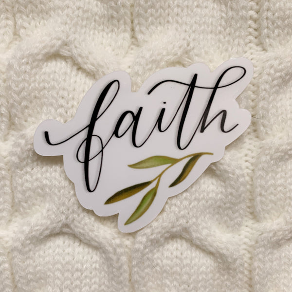 Faith Vinyl Sticker (2019 edition) - WithLiftedHandsCo