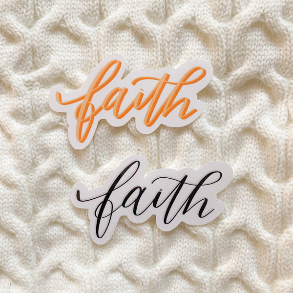 Faith Vinyl Sticker (2020 edition) - WithLiftedHandsCo