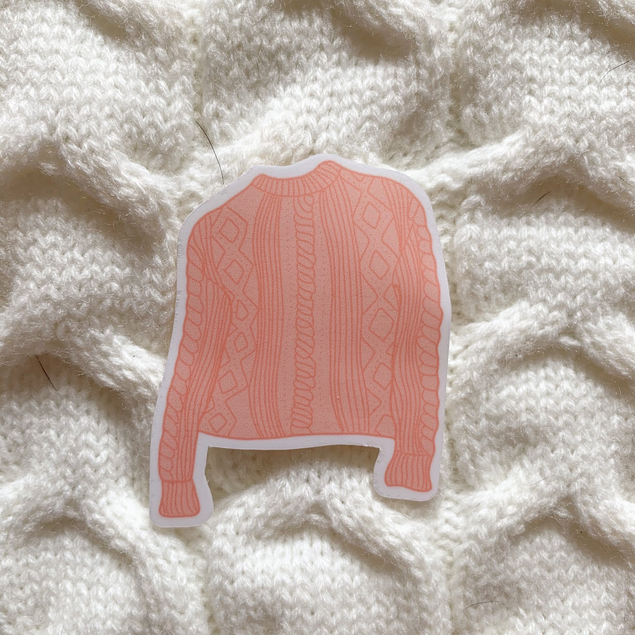 Sweater Vinyl Sticker - WithLiftedHandsCo