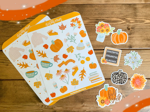 Autumn Sticker Sheet - WithLiftedHandsCo