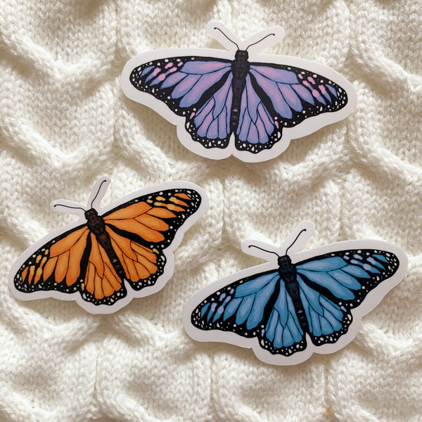 Monarch Butterfly Vinyl Sticker - WithLiftedHandsCo