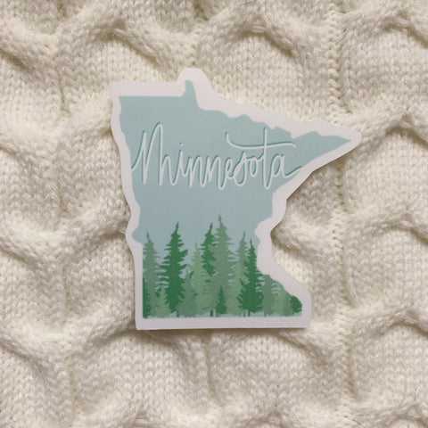 Minnesota Vinyl Sticker - WithLiftedHandsCo