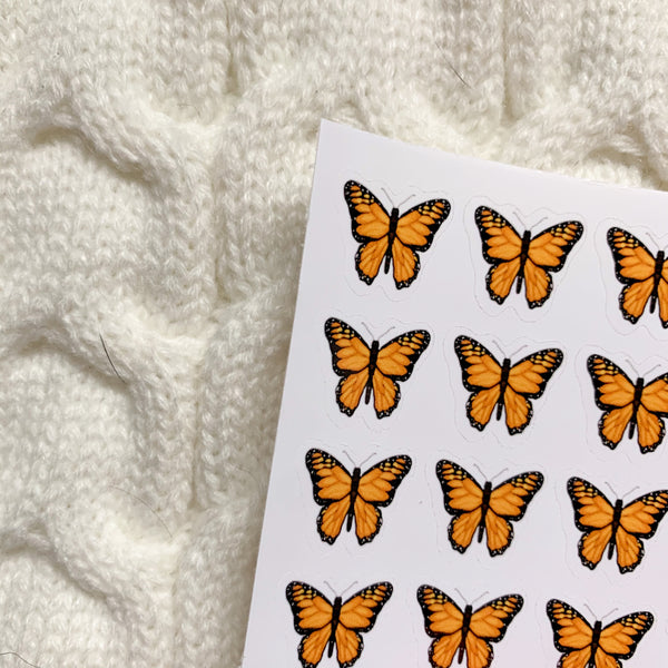 Mini Butterflies Sticker Sheet - WithLiftedHandsCo