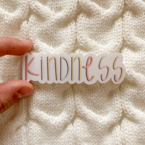 Kindness Vinyl Sticker - WithLiftedHandsCo